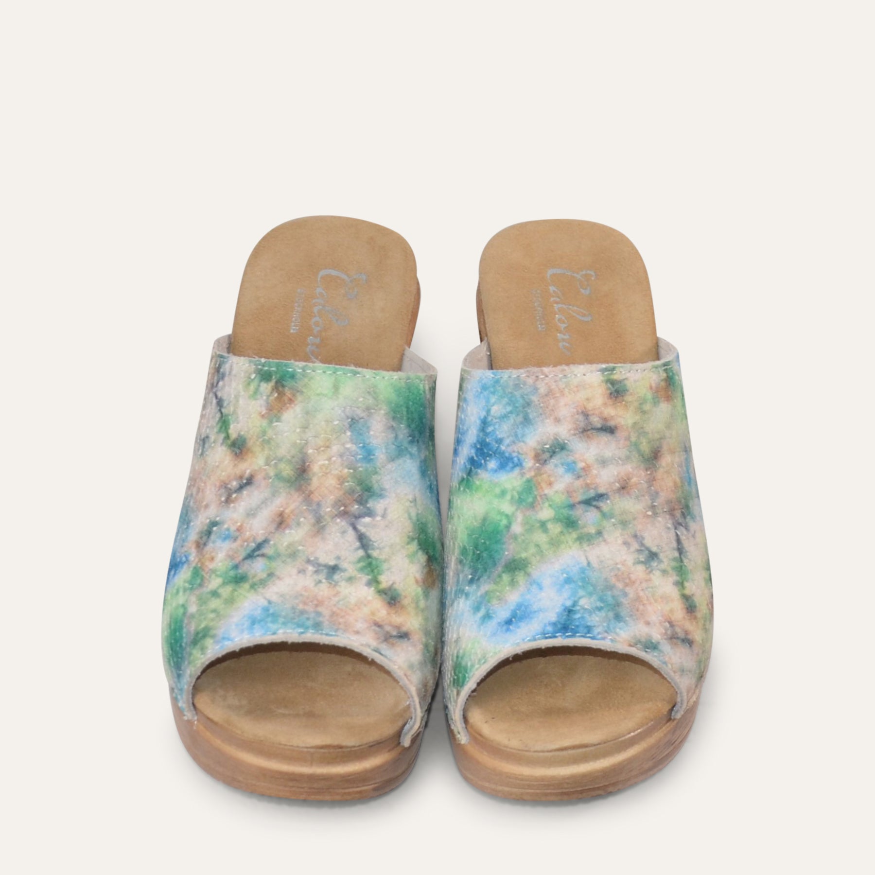 Frida multicolored clog mules Calou Stockholm