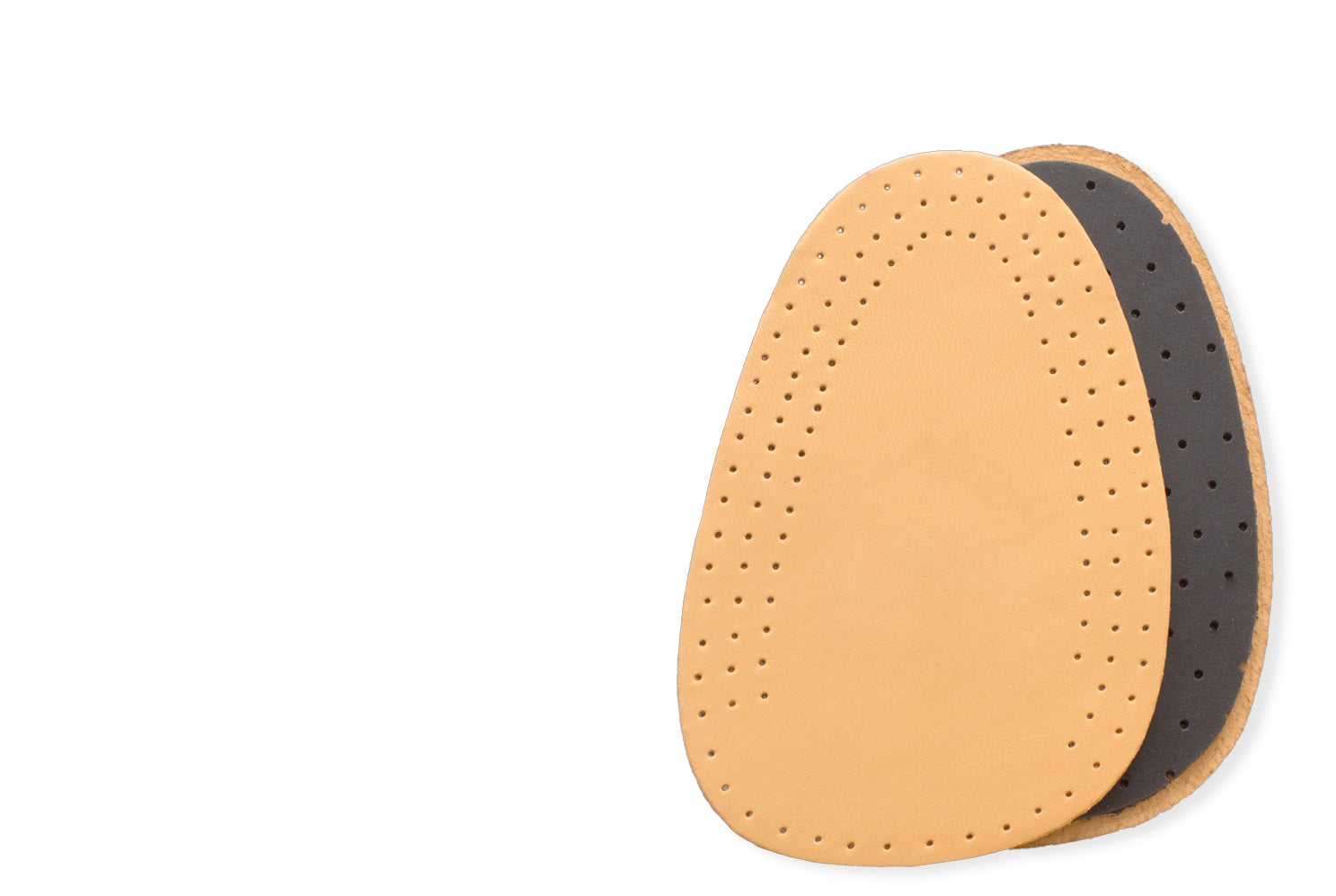 Half leather insole