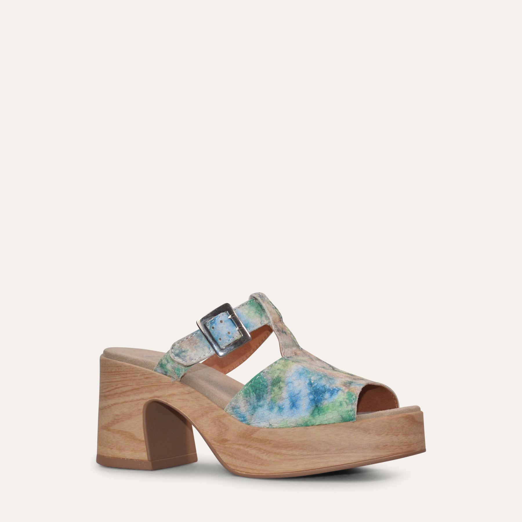 Kicki multicolored clog sandal Calou Stockholm