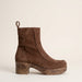 Viola Brown Suede