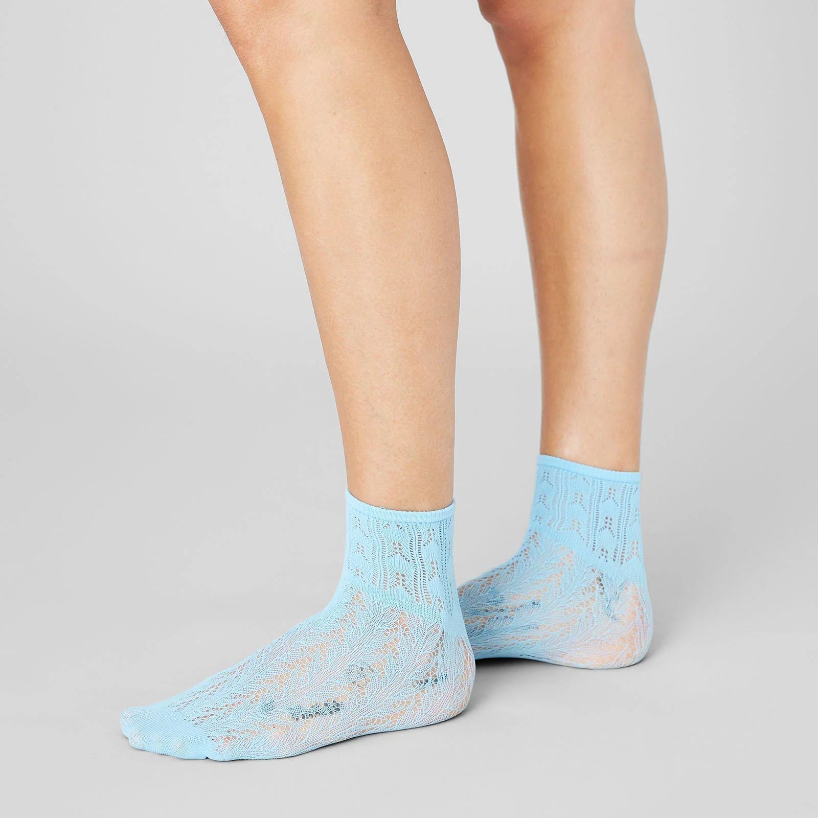 Erica Crochet sock Blue