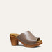 Frida Clog Patent Taupe