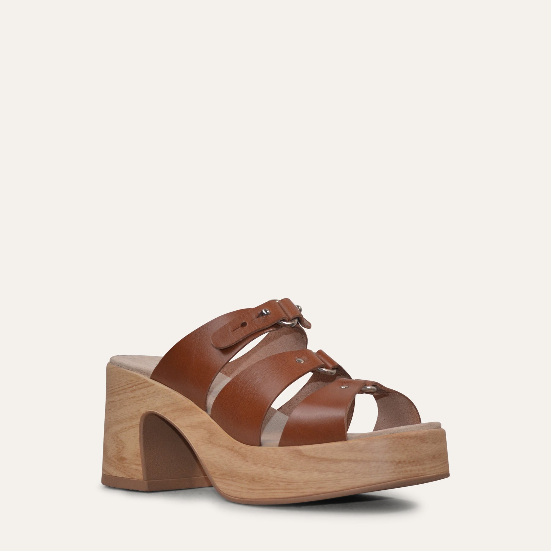 Jenny brown leather clog Calou