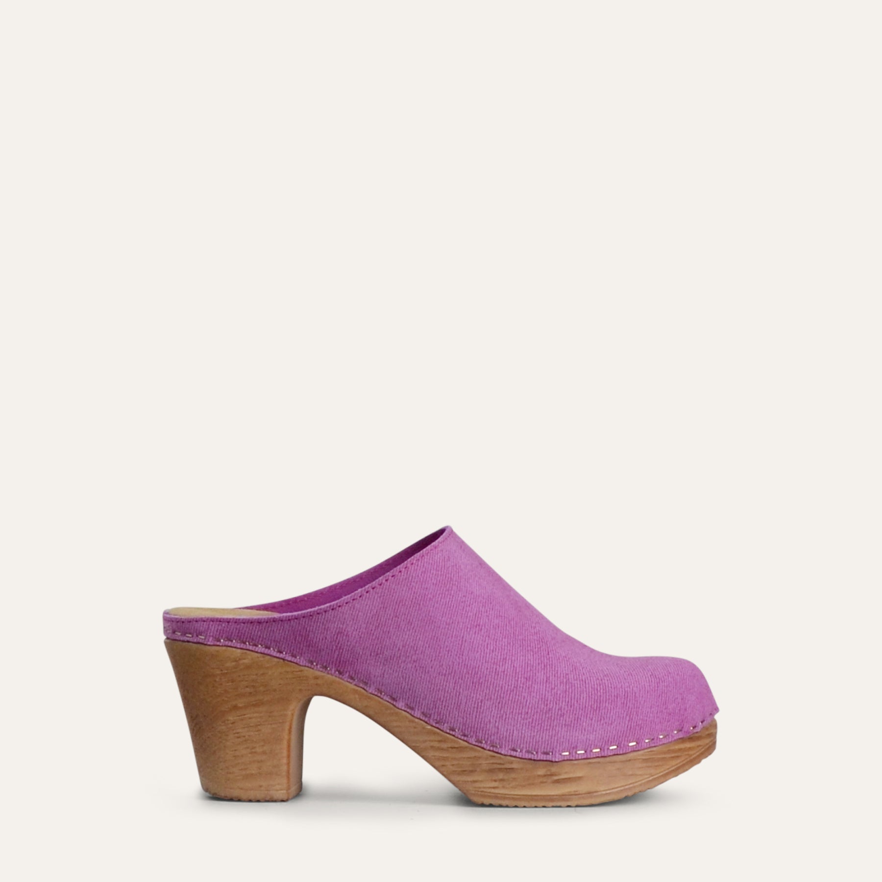 Lisa Pink suede Clog, Calou Stockholm